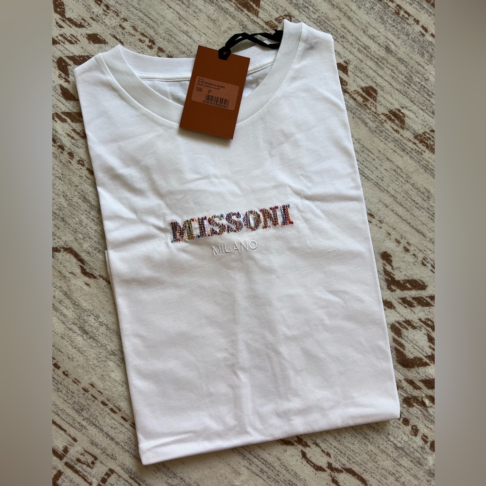 MISSONI women’s white t-shirt, M